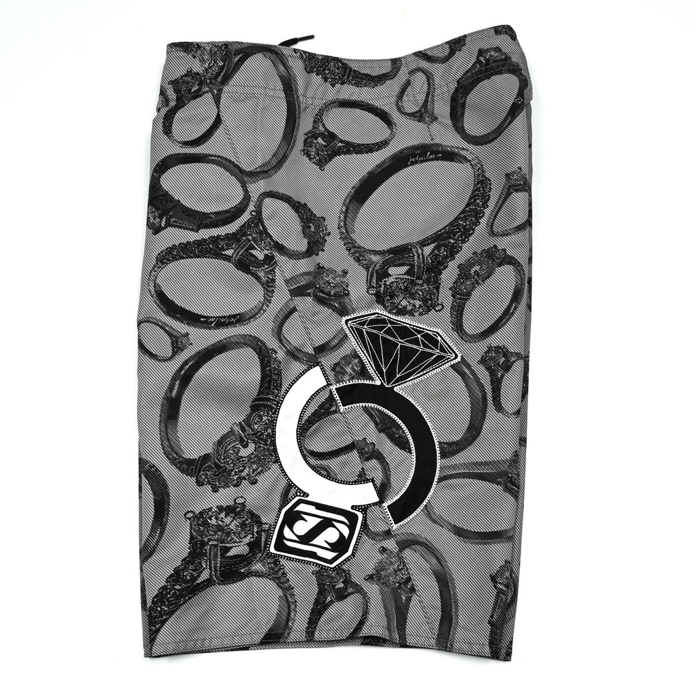 Jetpilot‎ Board Shorts Womens Rings AOP Embroidered Logo Jet Ski Water Surf 7 31